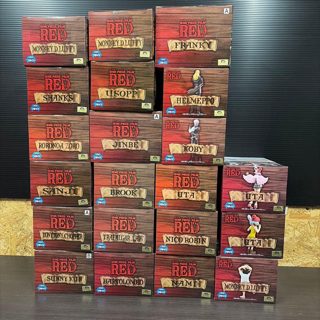ワンピース　FILM RED DXF グラメン　フィギュア　21体セット