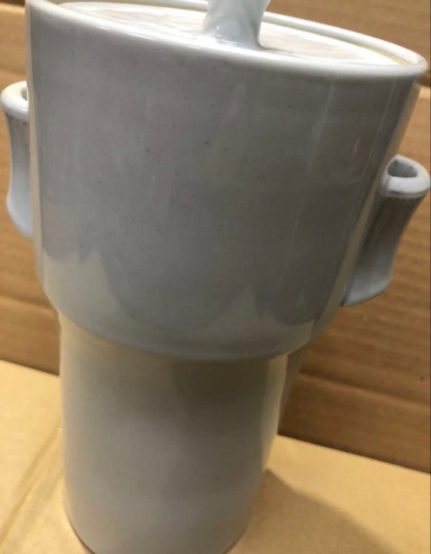 未使用/特価❕韓国人間国宝/申 相浩作/高麗青磁/水指/1点　　茶道具/水差し