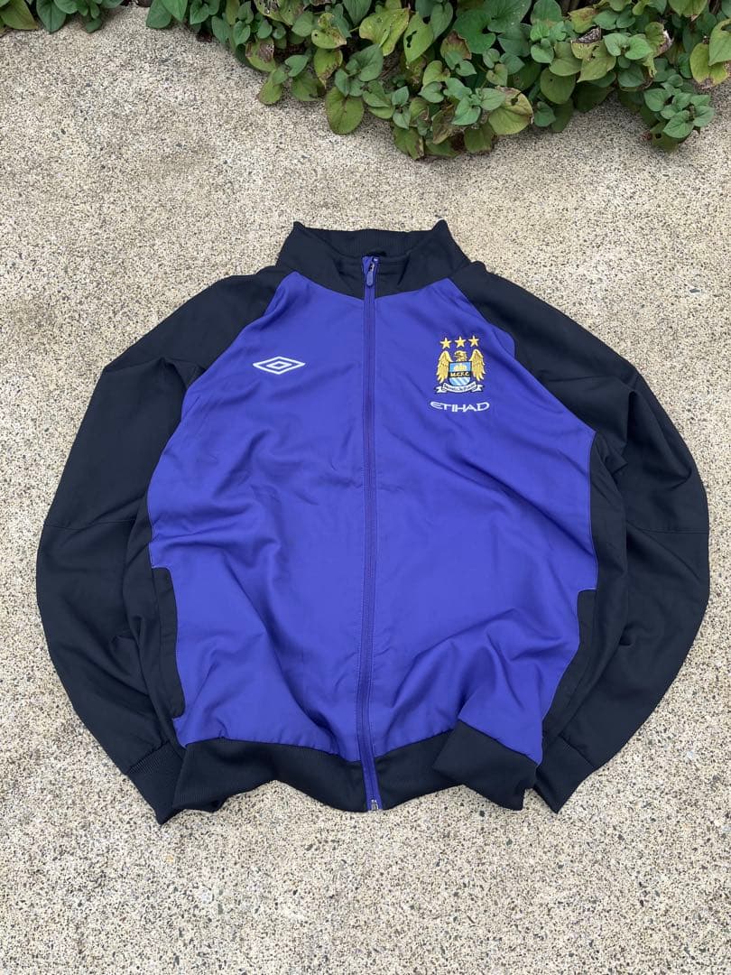 【美品】UMBRO×マンチェスターシティ/トレーニングジャケット/ジャージ3XL