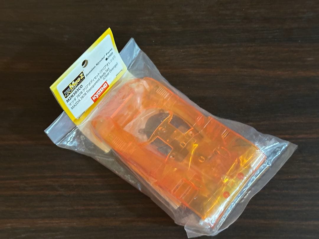 京商ミニッツ マツダ787Bクリアオレンジボディセット 未塗装未開封
