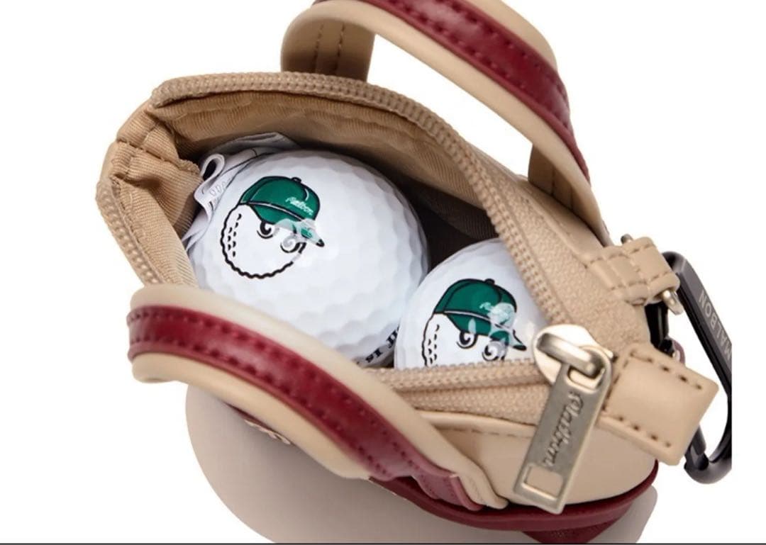 日本未発売 正規品 マルボン ゴルフ ボール ケース　ボールポーチ