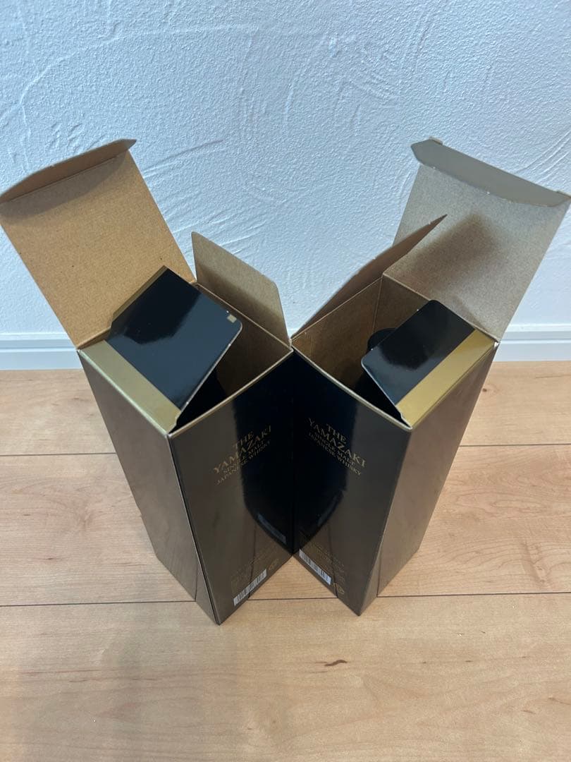 【正規品】山崎18年 シングルモルトウイスキー 2本セット未開封ホロシール箱付き