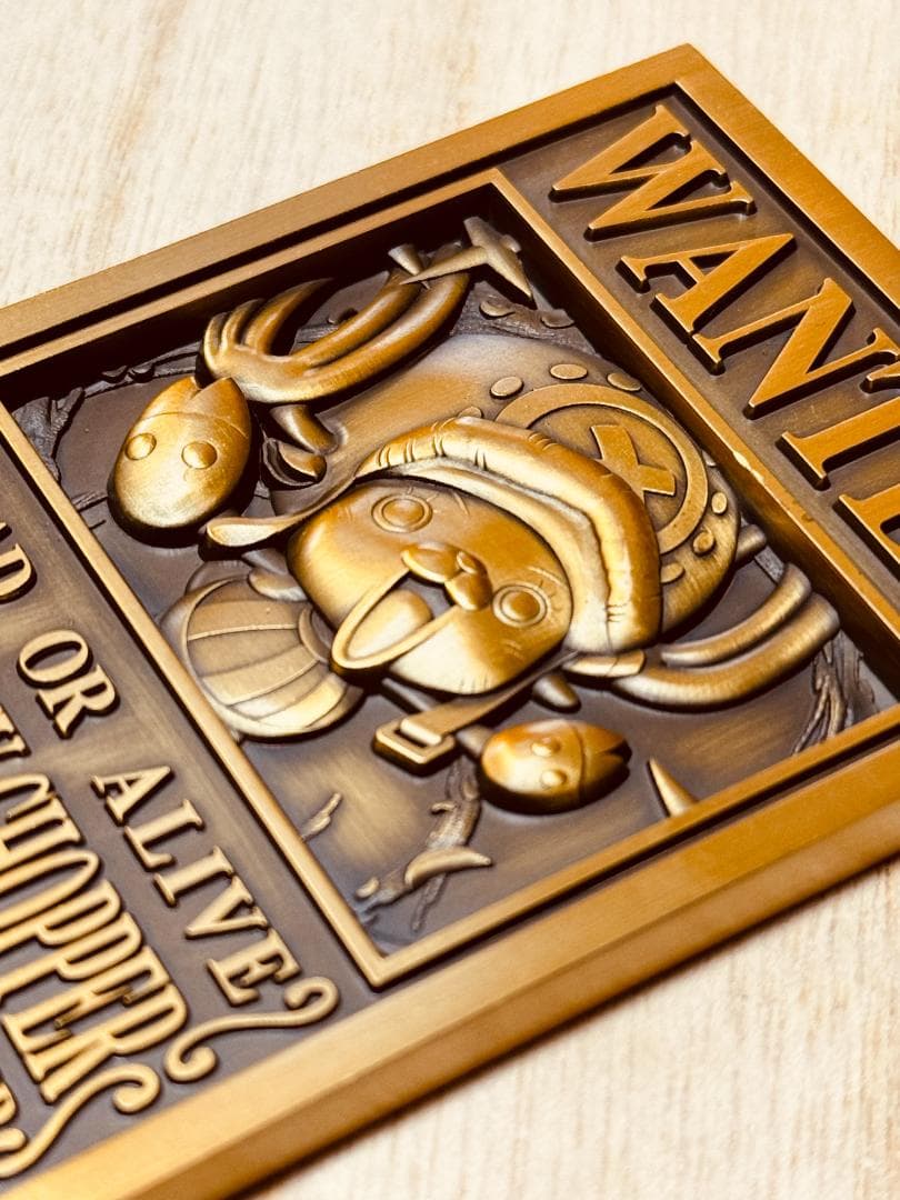 チョッパー ワンピース カード カード 3D 石板 アンティーク