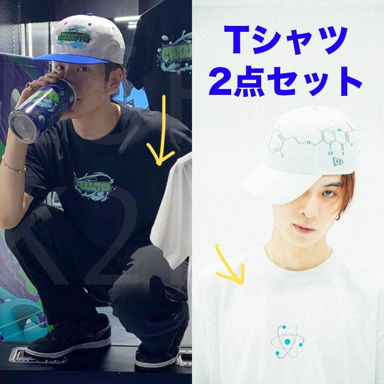 【新品未使用】長谷川慎 着用同型 Tシャツ 2点セット XLサイズ コラボ 稀少