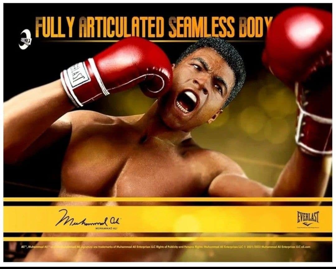 新品未使用　1/6　モハメド・アリ　アクションフィギュア　シームレス素体