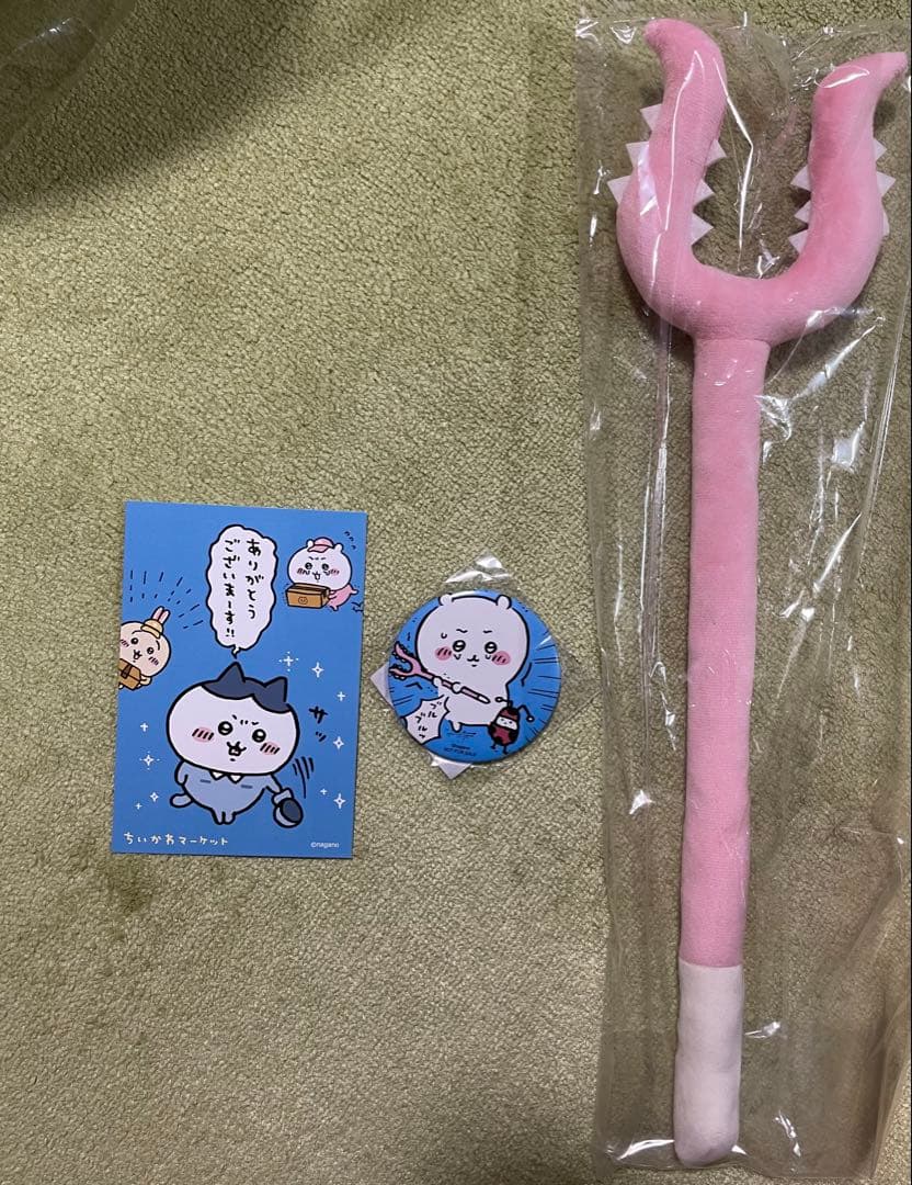 ちいかわ　討伐棒を持った特大ぬいぐるみ (特典付き)