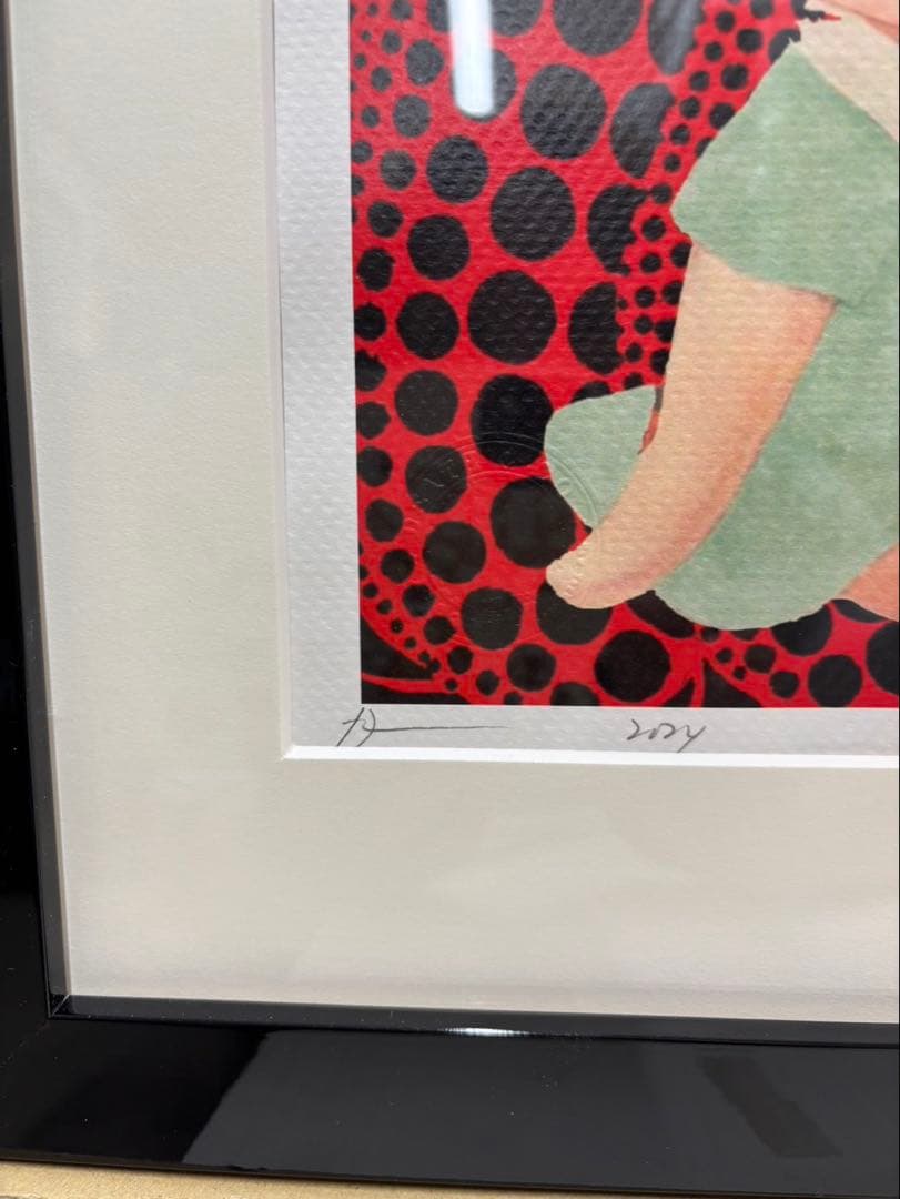 奈良美智 草間彌生 アートポスターコラボ　限定１００枚