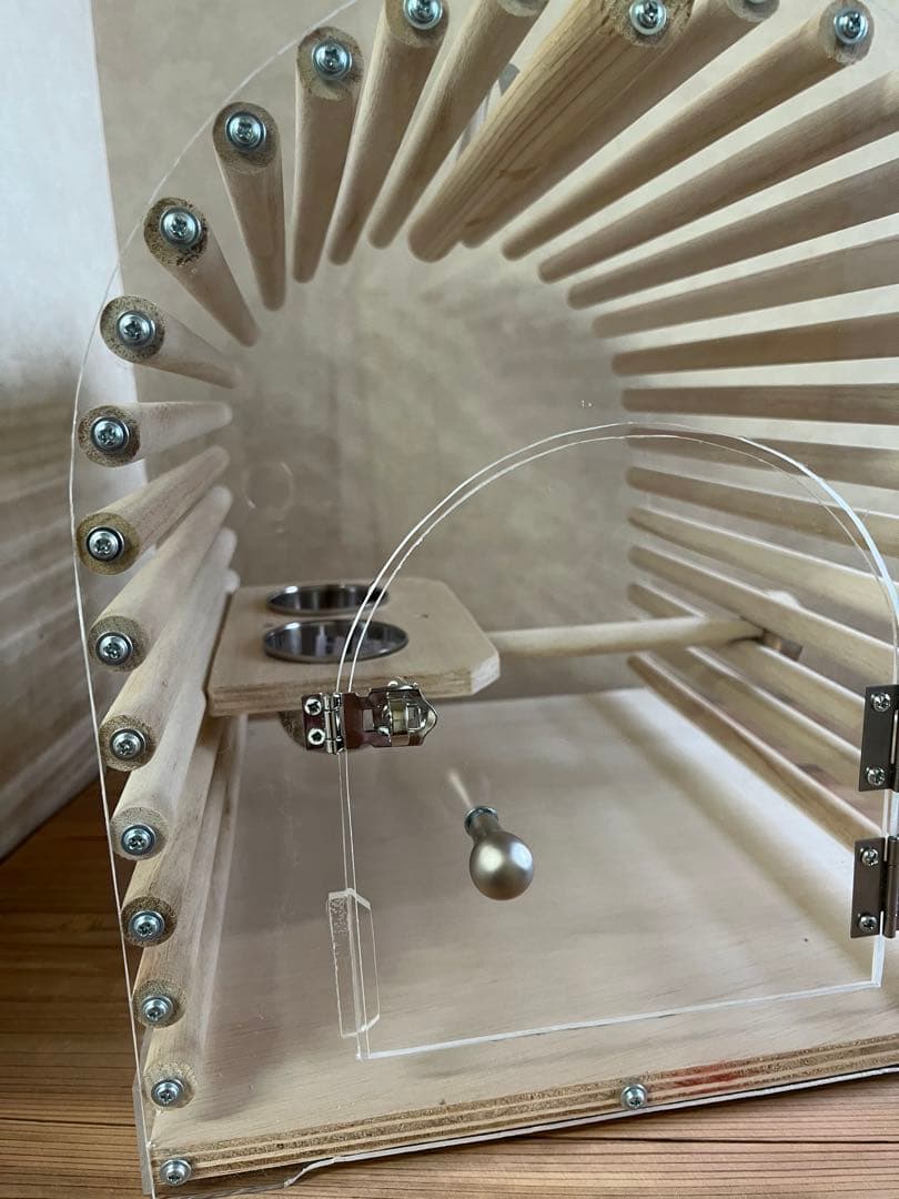 きchanアクリルキャリーケースバードキャリー