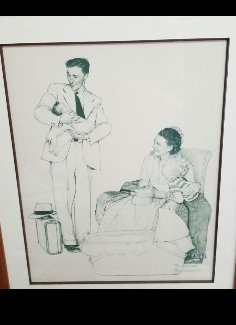 サインはありますが、私には読み取れません、出産祝いにいかがでしょうか