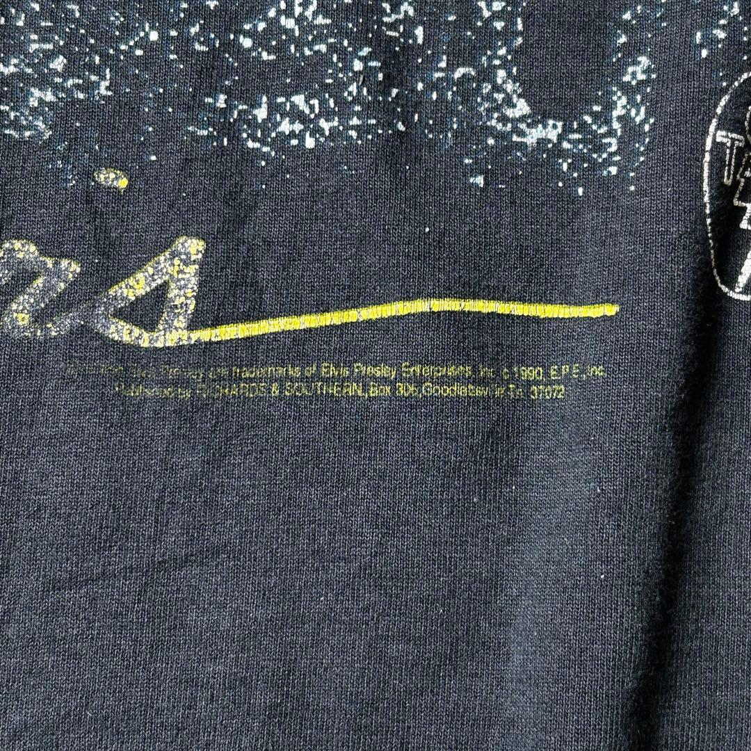 90s USA製 vintageTシャツ シングルステッチ エルヴィスプレスリー