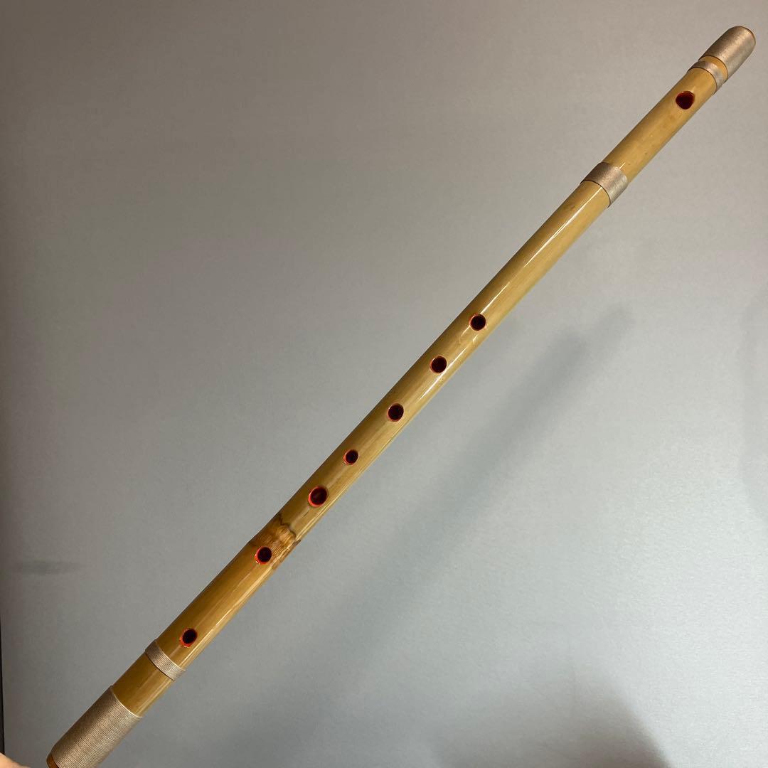 【篠笛一本調子 F管】CMR1-28 唄物　ドレミ調　天地糸巻 　西洋音階 竹笛