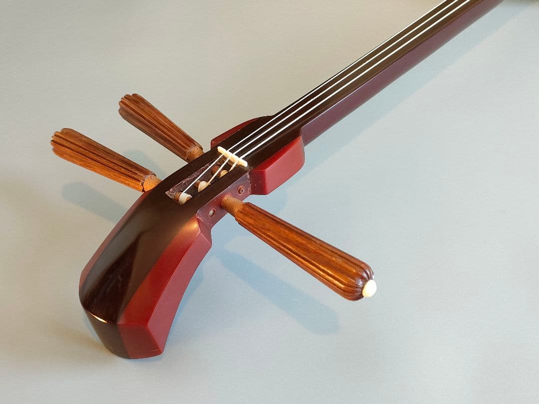 製作五棹のみ ベークライト製三線 名工平良昌則 与那城型 特注品