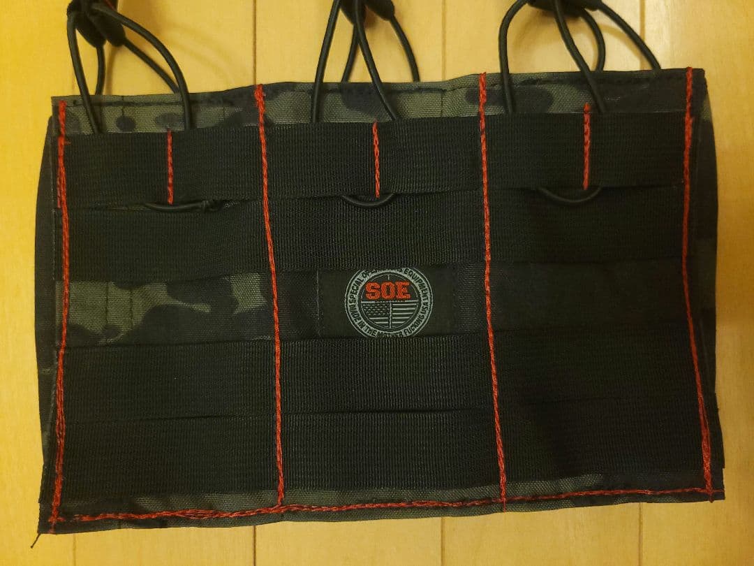 SOE 3 Single Mag Rifle Shingle MCBK×Red