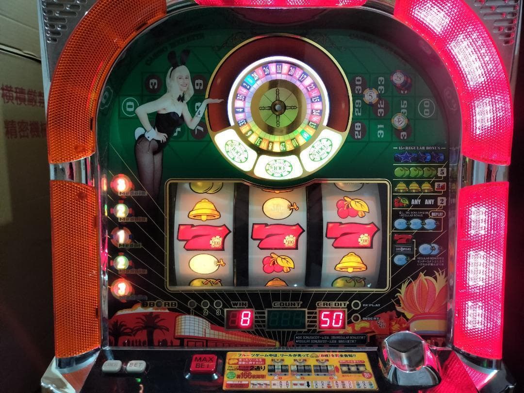 【パチスロ実機】オリンピア★ラスベガス【フルオートプレイ付不要機付】４号機