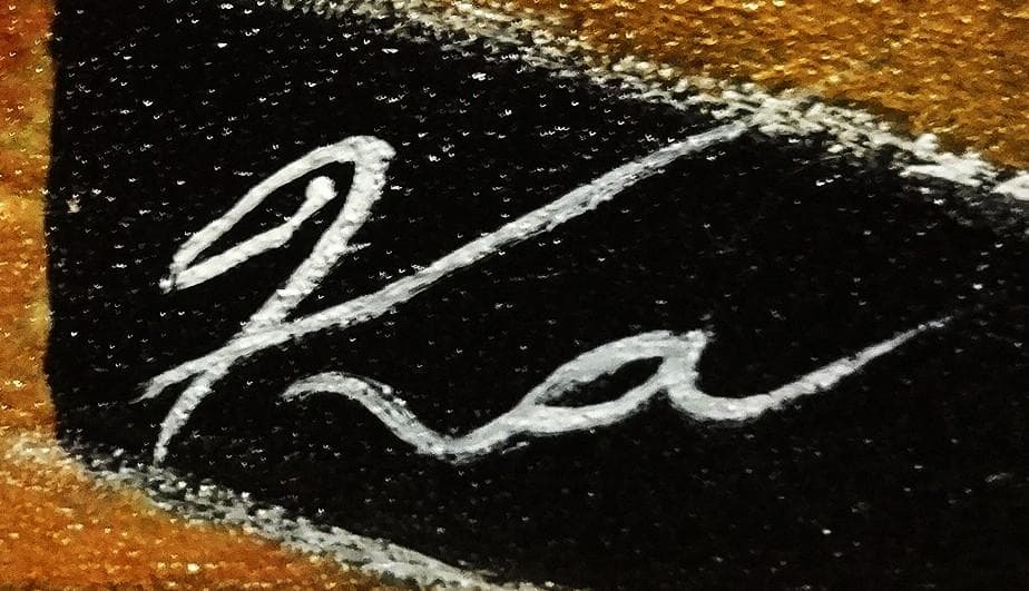 上鈴木正一 油彩画 B4サイズ『 絆 』新作原画 超オススメの作品です!!