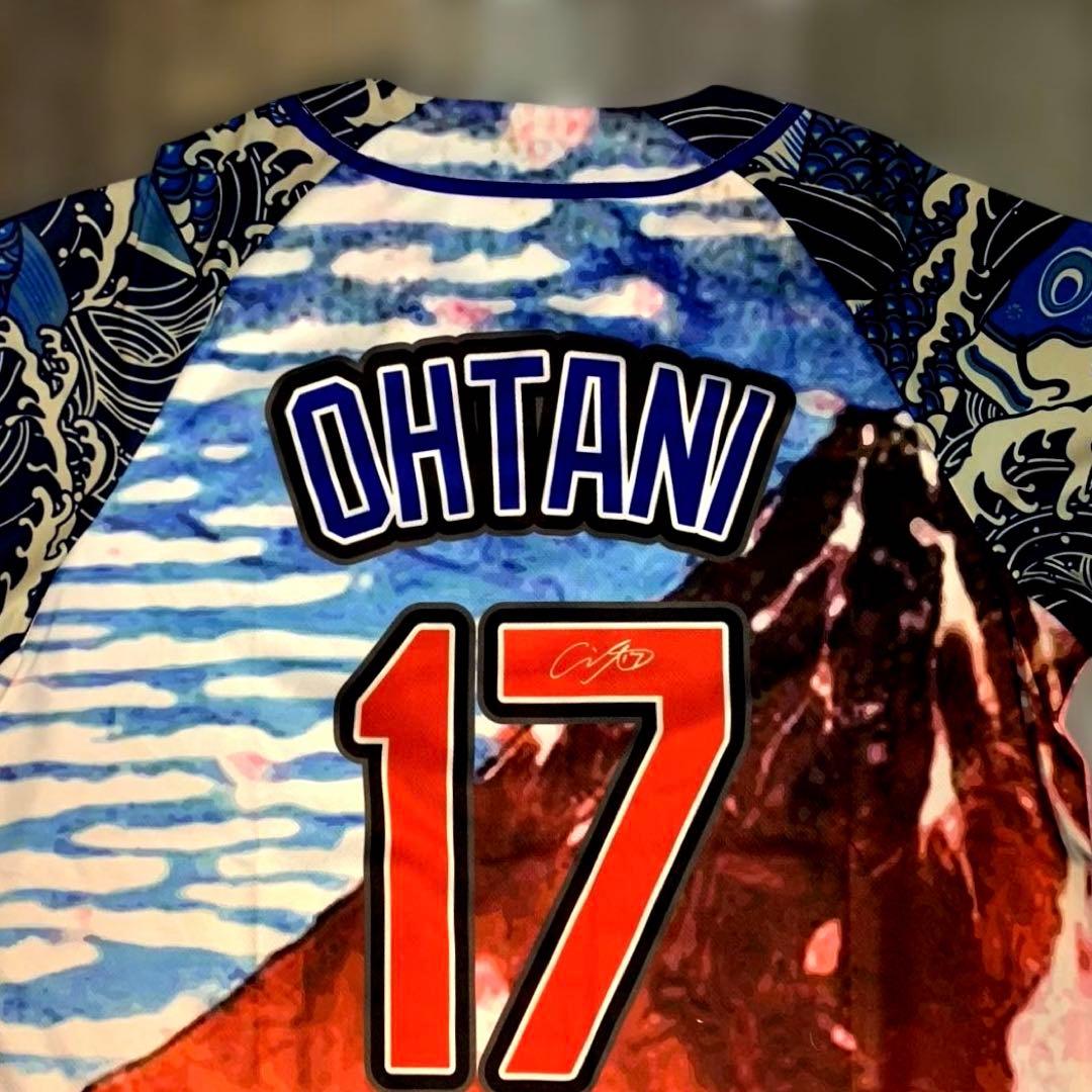 大谷翔平　signature　桜吹雪ユニフォーム　ジャパニーズヘリテージナイトⅡ