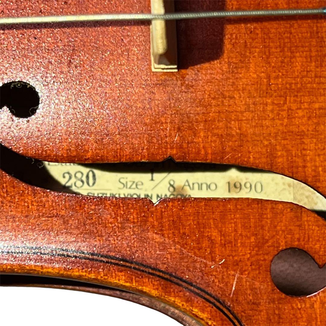 SUZUKI スズキ ヴァイオリン 子供用 280 1/8 1990 ケース付