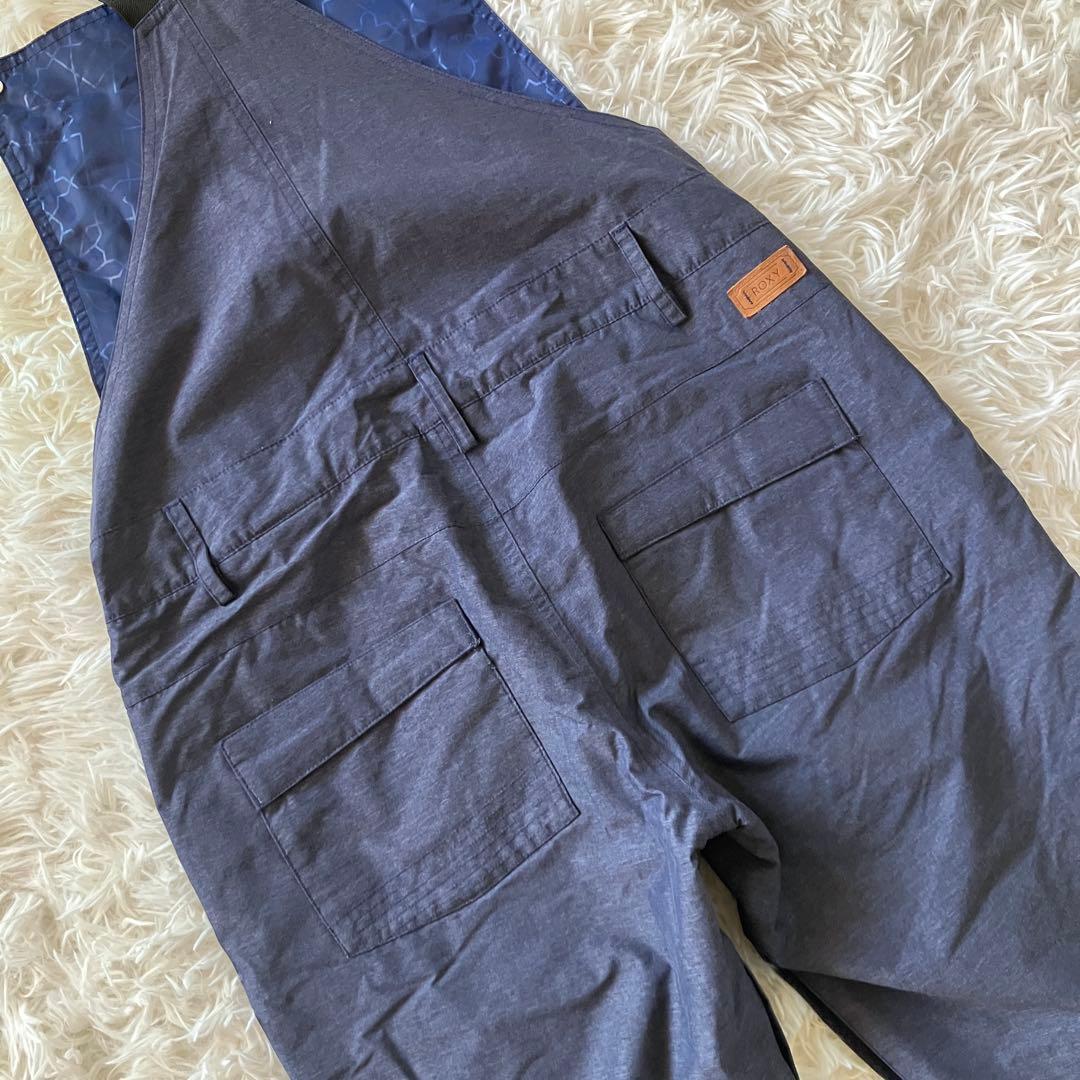 #N9✨ROXY✨スノボウェア デニム ビブパンツ つなぎ レディースM