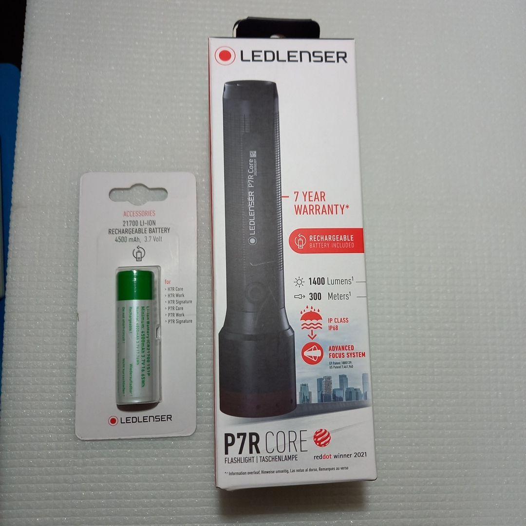 レッドレンザー P7R Coreとリチウムイオンバッテリーのセット