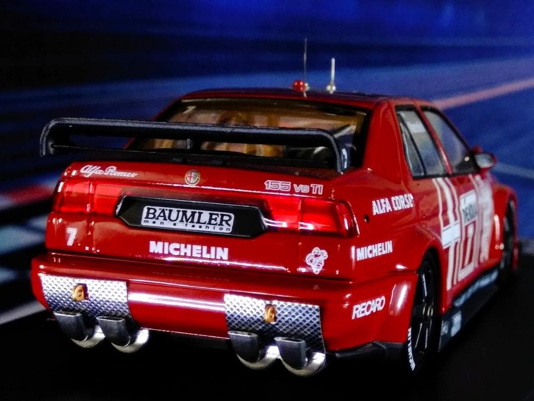 1/43 hpi-racing アルファロメオ 155V6 TI ♯7 DTM