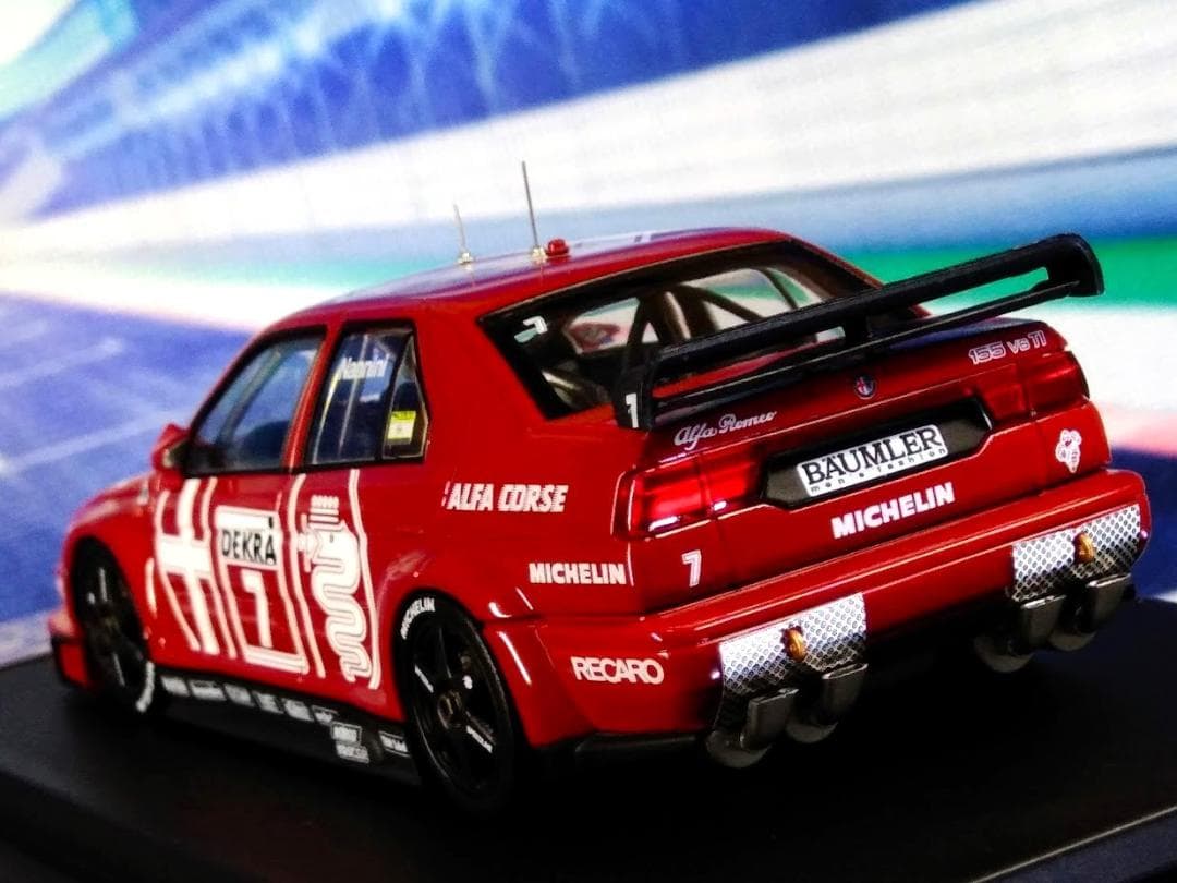 1/43 hpi-racing アルファロメオ 155V6 TI ♯7 DTM