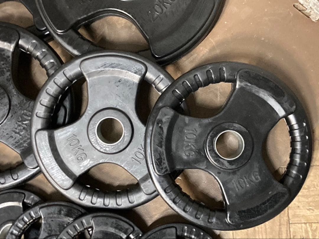 バーベルプレートセット 計115Kg 穴径50mm