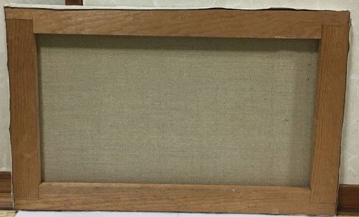 倉庫　油絵　M10(590×333mm)