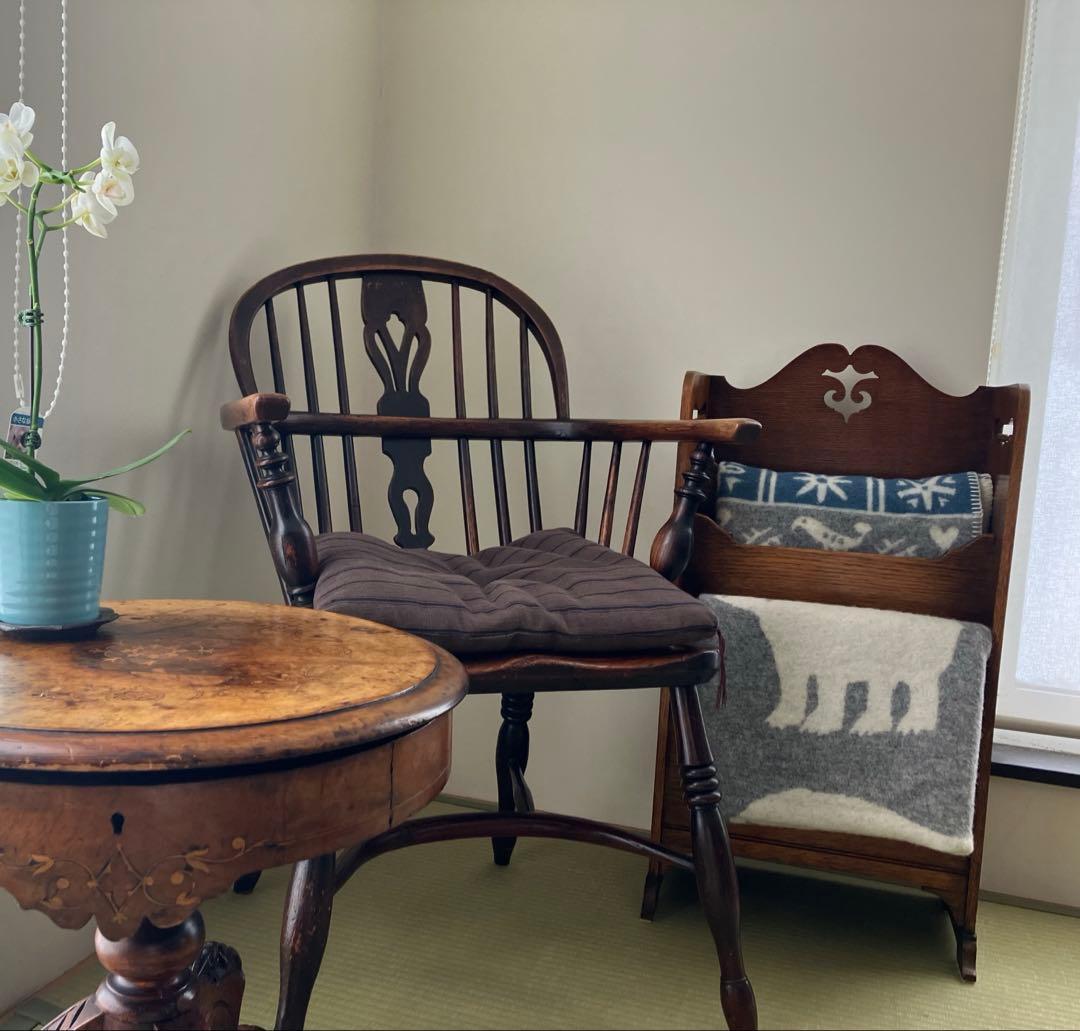 アンティーク 家具 マガジンラック 本棚　収納　イギリス 英国