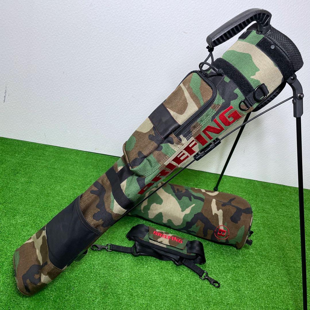 BRIEFING セルフスタンドキャリー カモ 迷彩 展示未使用品 ゴルフバッグ