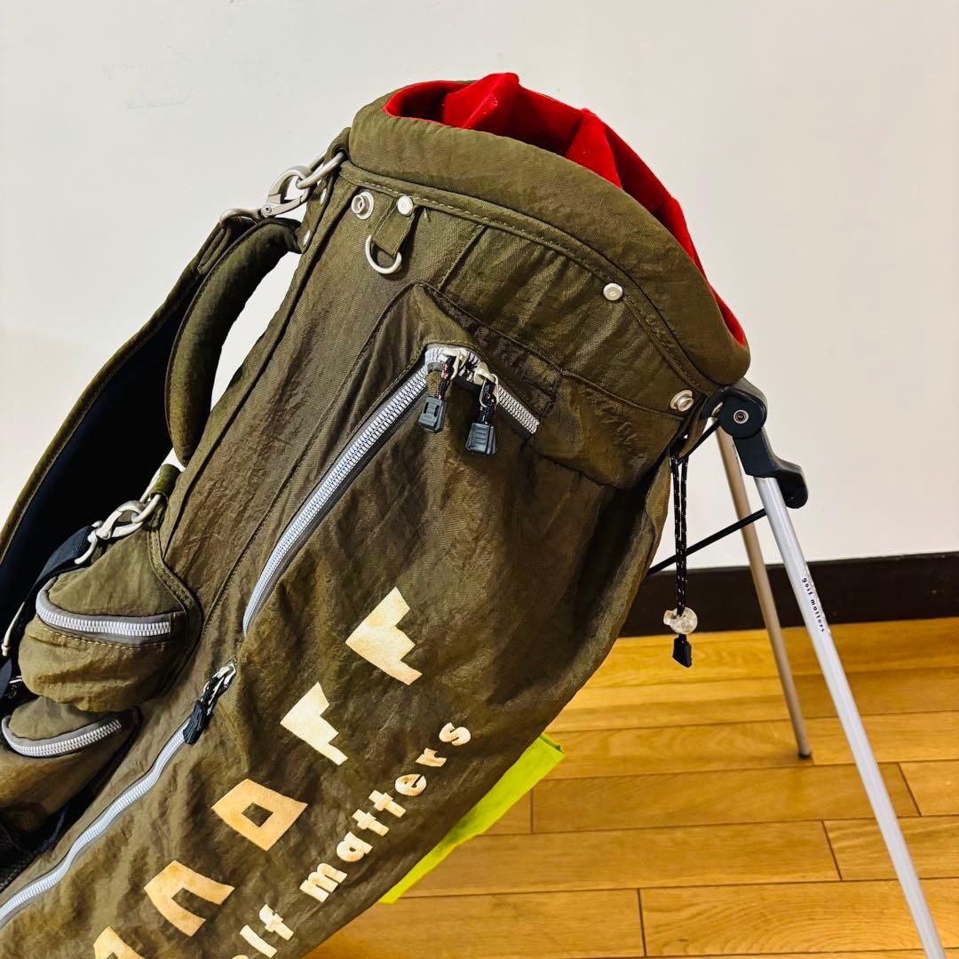 【希少品】　ONOFF キャディバッグ　ゴルフバッグスタンド式　送料込み