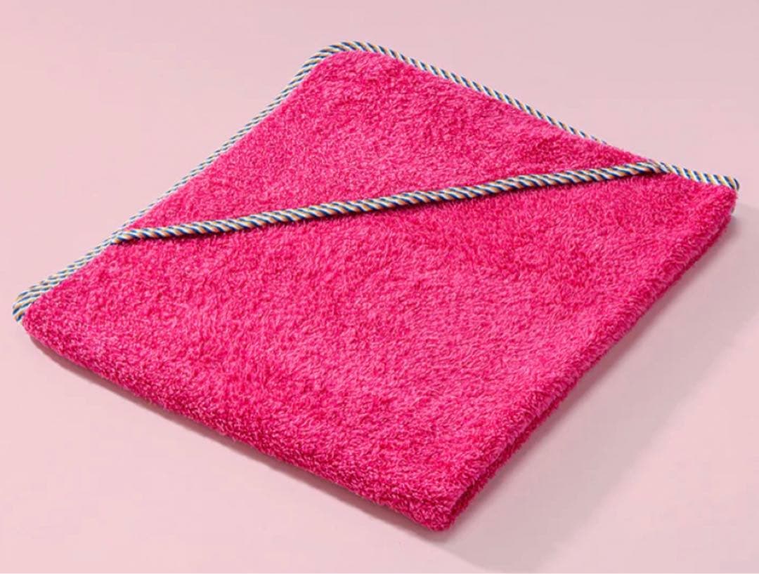 【新品】Hippopotamus(ヒポポタマス)パイルおくるみ　ローズ　ピンク