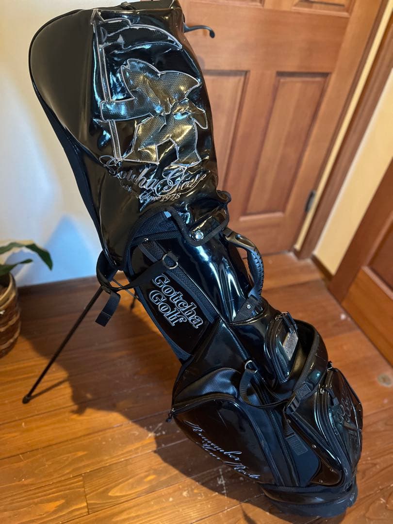 Gotcha Golf スタンド付きゴルフバッグ ブラック