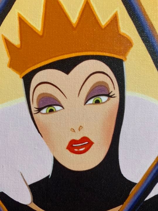 白雪姫　イーヴィルクイーン　絵　ディズニー　アート