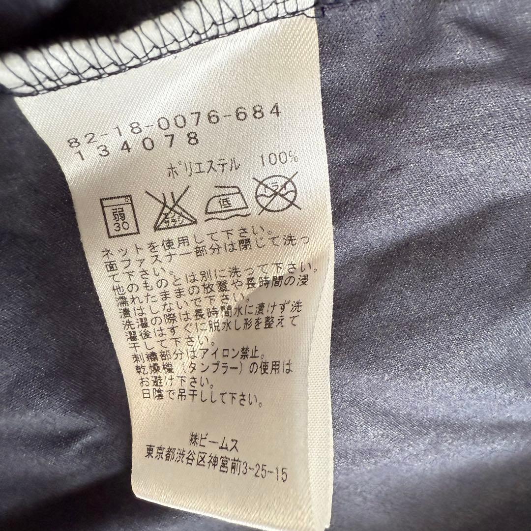 【ビームスゴルフ】美品 ジップジャケット 2way ネイビー Mサイズ メンズ