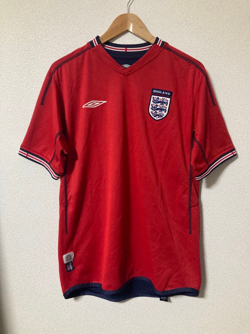 2002 イングランド代表 アウェイ ユニフォーム 日韓W杯 リバーシブル