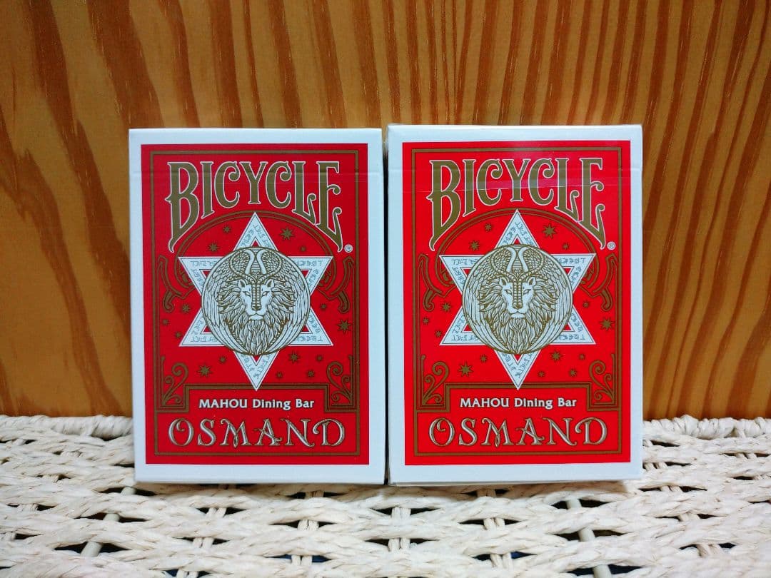【新品未使用・未開封】BICYCLE OSMAND V2・赤デック ２種類