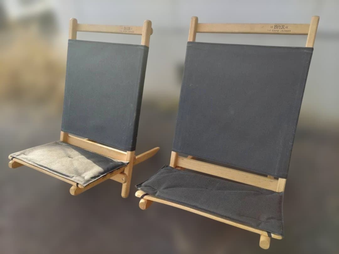 Byer of Maine バイヤー メインラウンジャー ブラック米国製 2脚組