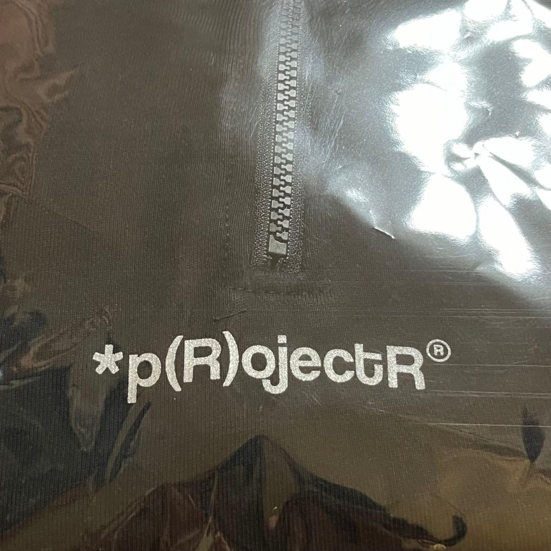 *p(R)ojectR® シルバーロゴ ハーフジップ Lサイズ
