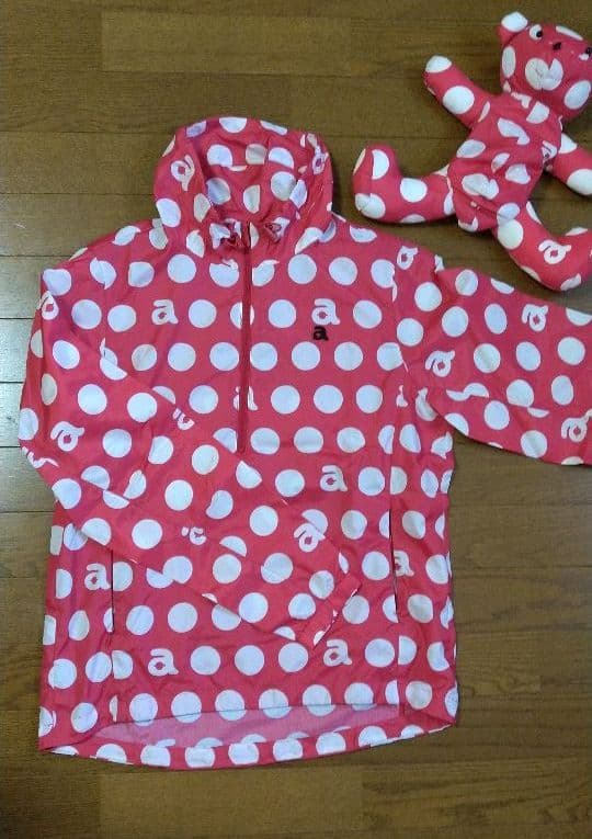 アルチビオ  レディース　ハーフジップブルゾン　テディベアポーチ付