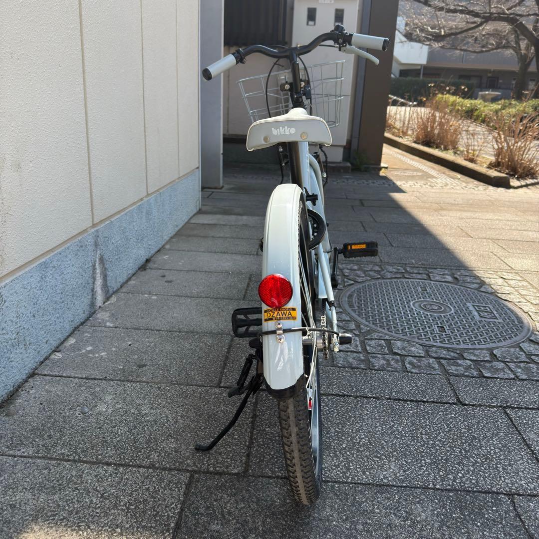 bikke j（ビッケj) 22インチ　ジュニア用自転車　ブルーグレー