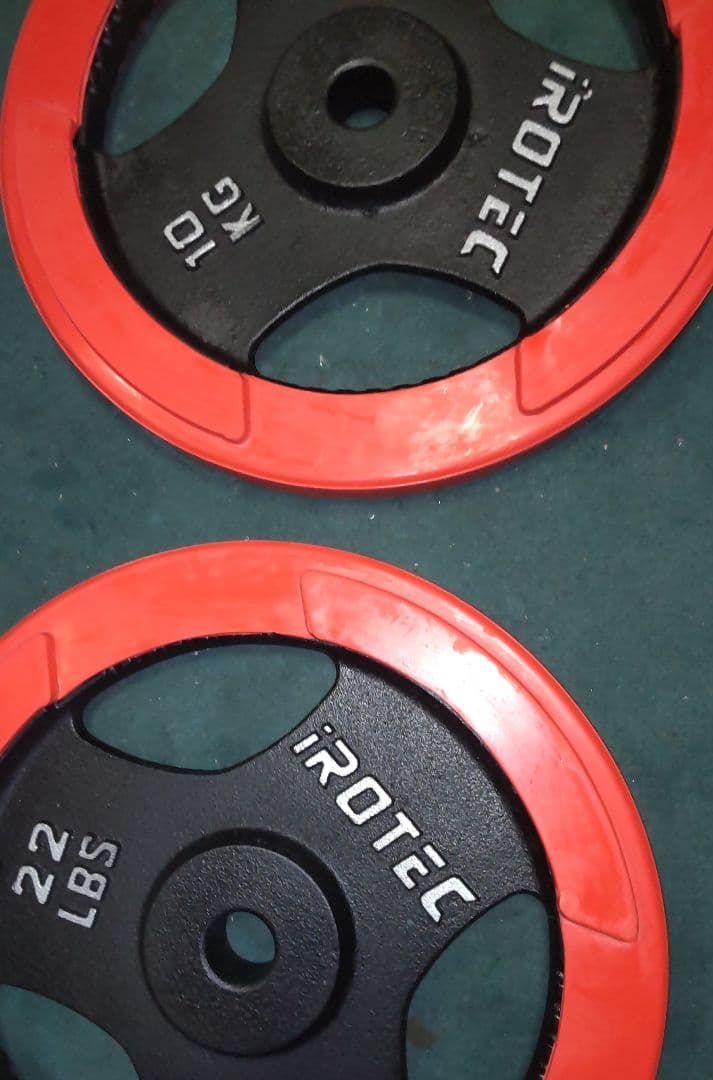 美品 アイロテック 10kgプレート2枚