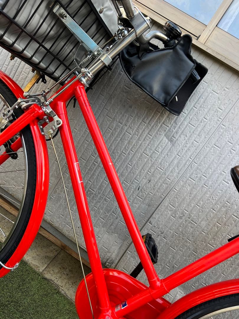 郵便局　丸石　自転車　郵便自転車　〒　26インチ