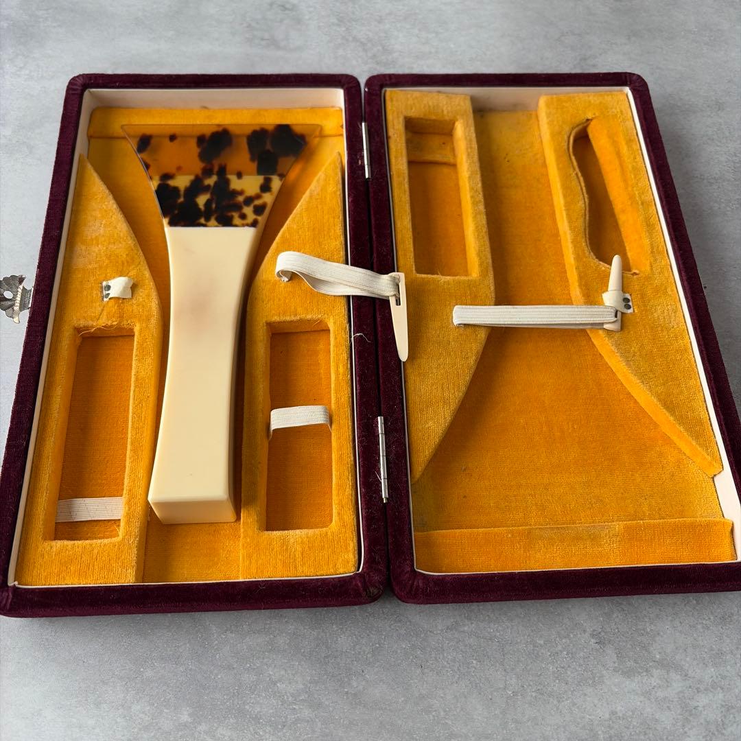 三味線　鼈甲撥　撥ケース