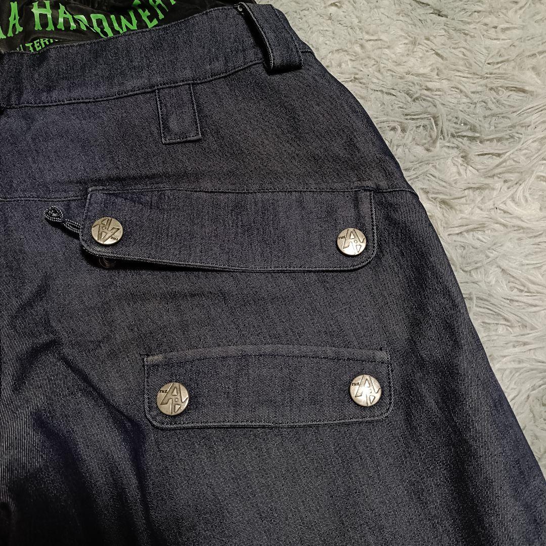 ダブルエーハードウェア スノボ ウェア デニム フレア S スノーウェア