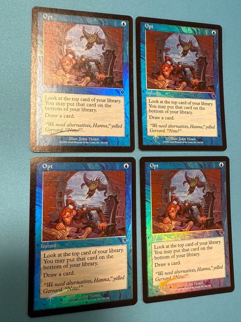 選択　NEM 英語foil 4枚セット