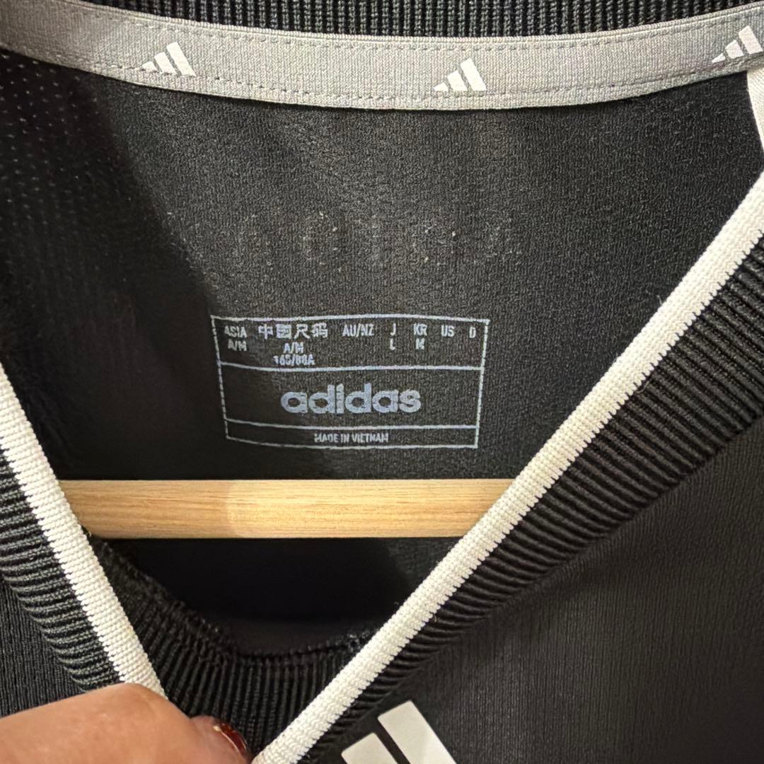 【美品】adidas ブラック Tシャツ スカートセット　L