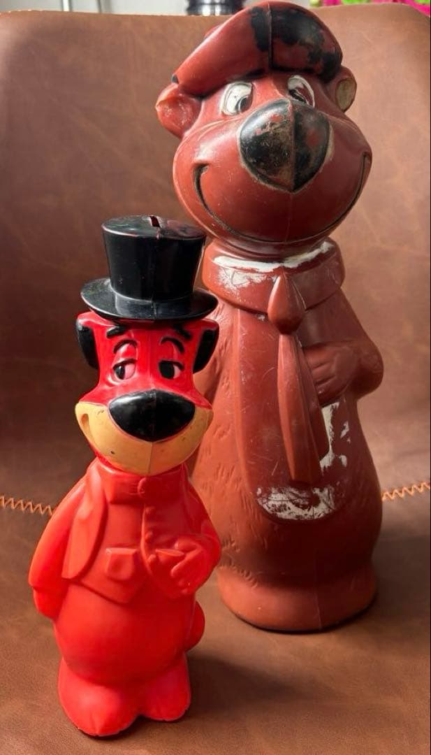 1960's ハックルベリーハウンド　ヨギベア　貯金箱