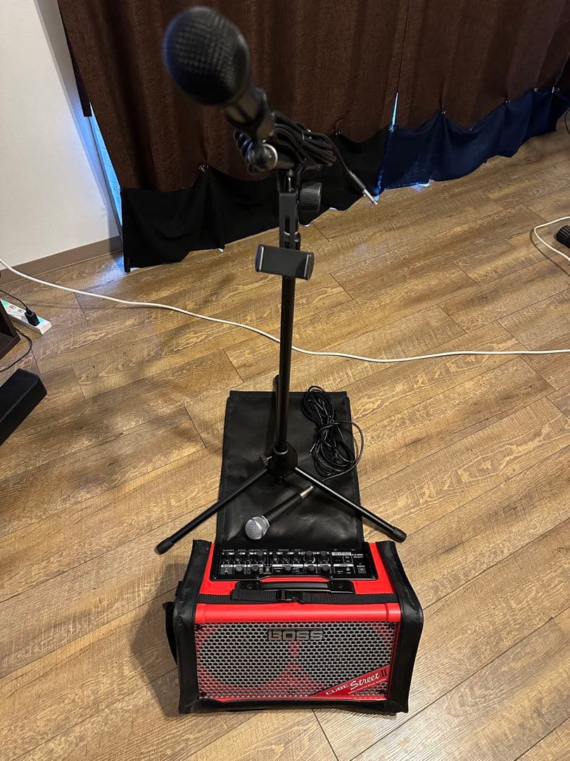 BOSS Cube Street II ポータブルアンプ　路上ライブセット