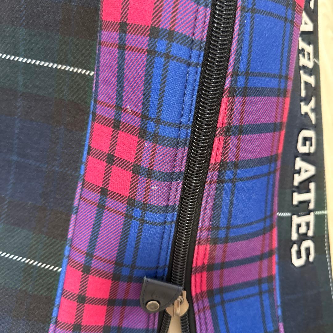 パーリーゲイツ　キャディバッグ　スタンド式　軽量　チェック柄