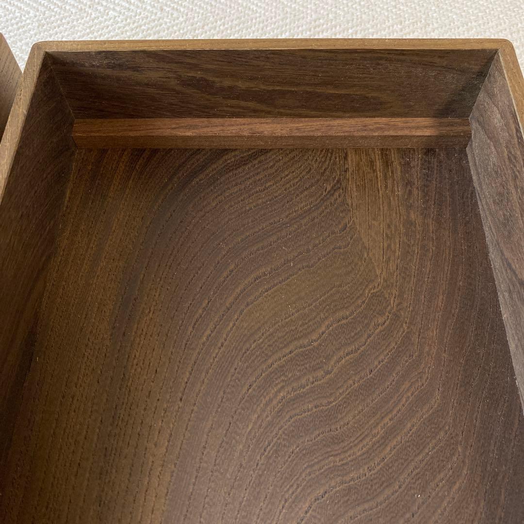 ③ 千年の神代銘木箱 発掘古代木 数珠 念珠箱 トンボ玉用宝箱 天然木の箱